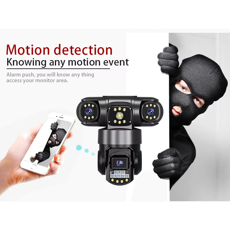 Champion V380 pro 3 Lens 3 Screens  Outdoor waterproof  Wifi IP Camera