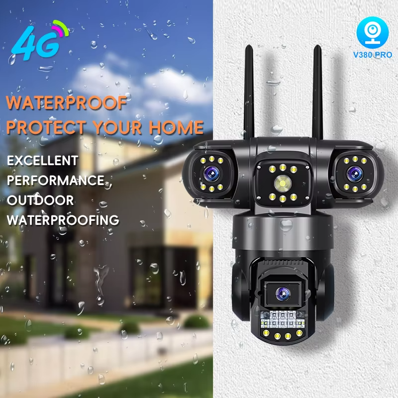 Champion Triple Lens 3 Screens 4G Outdoor waterproof Camera